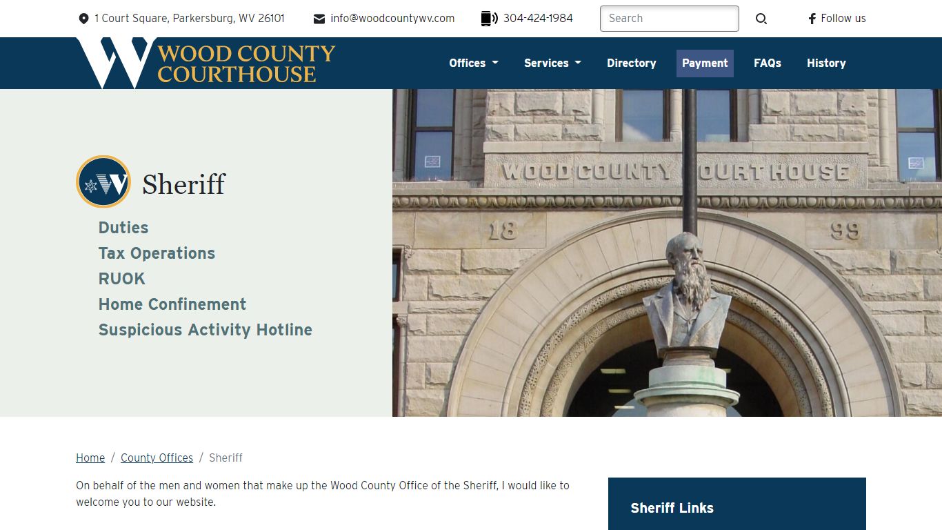 Wood County WV - Sheriff